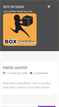 Mobile Screenshot of boxinterim.com